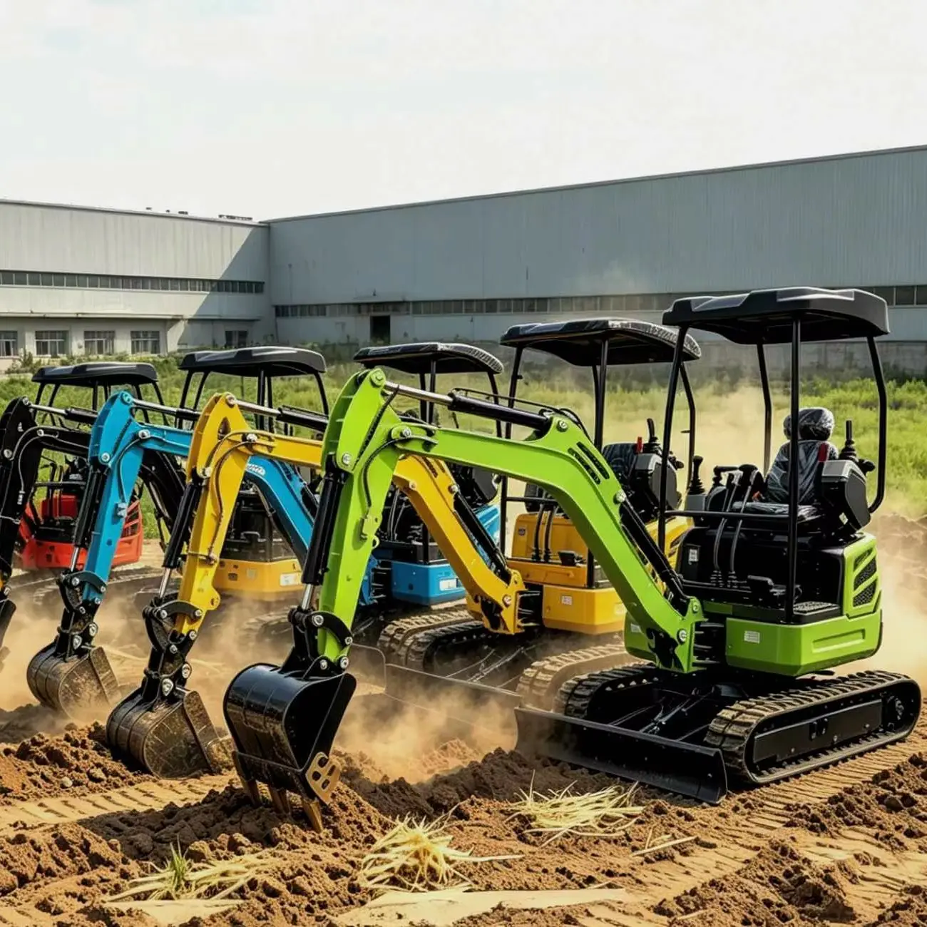 Mini Excavator For Customization  2.0Ton 2.5Ton Diesel Yanmar Crawler Hydraulic Backhoe Farming Equipment CE Fast Delivery