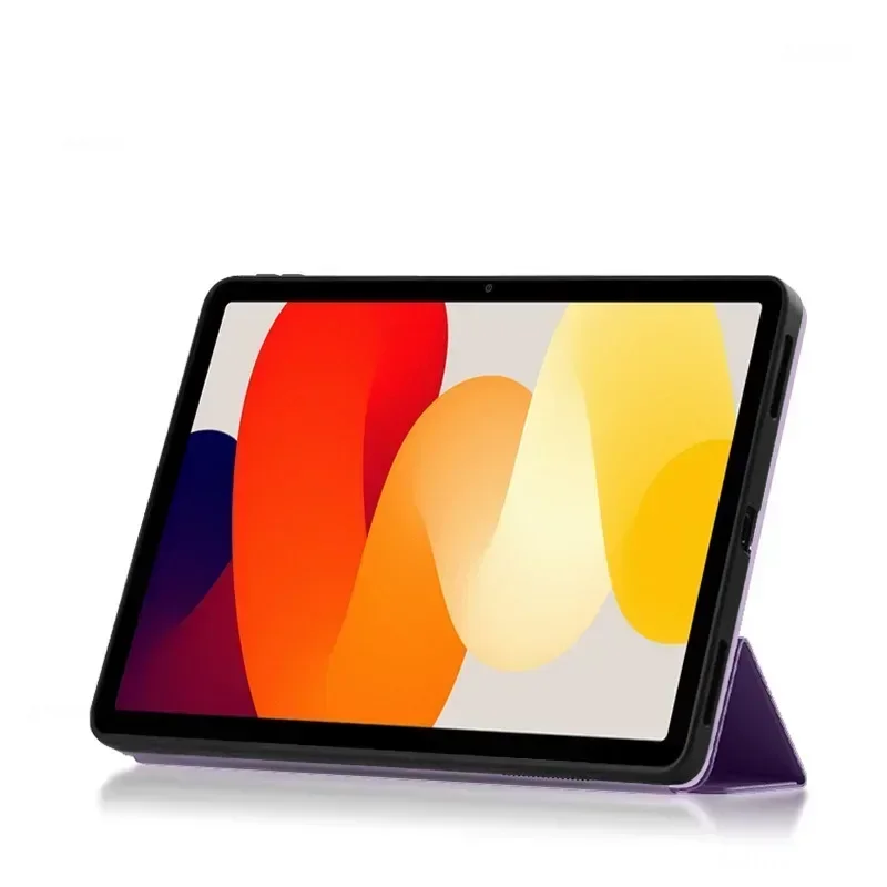 Juste de support rabattable Leic-Folding pour tablette Xiaomi Redmi Pad SE, housse de mise en veille automatique, 11 ", 2023