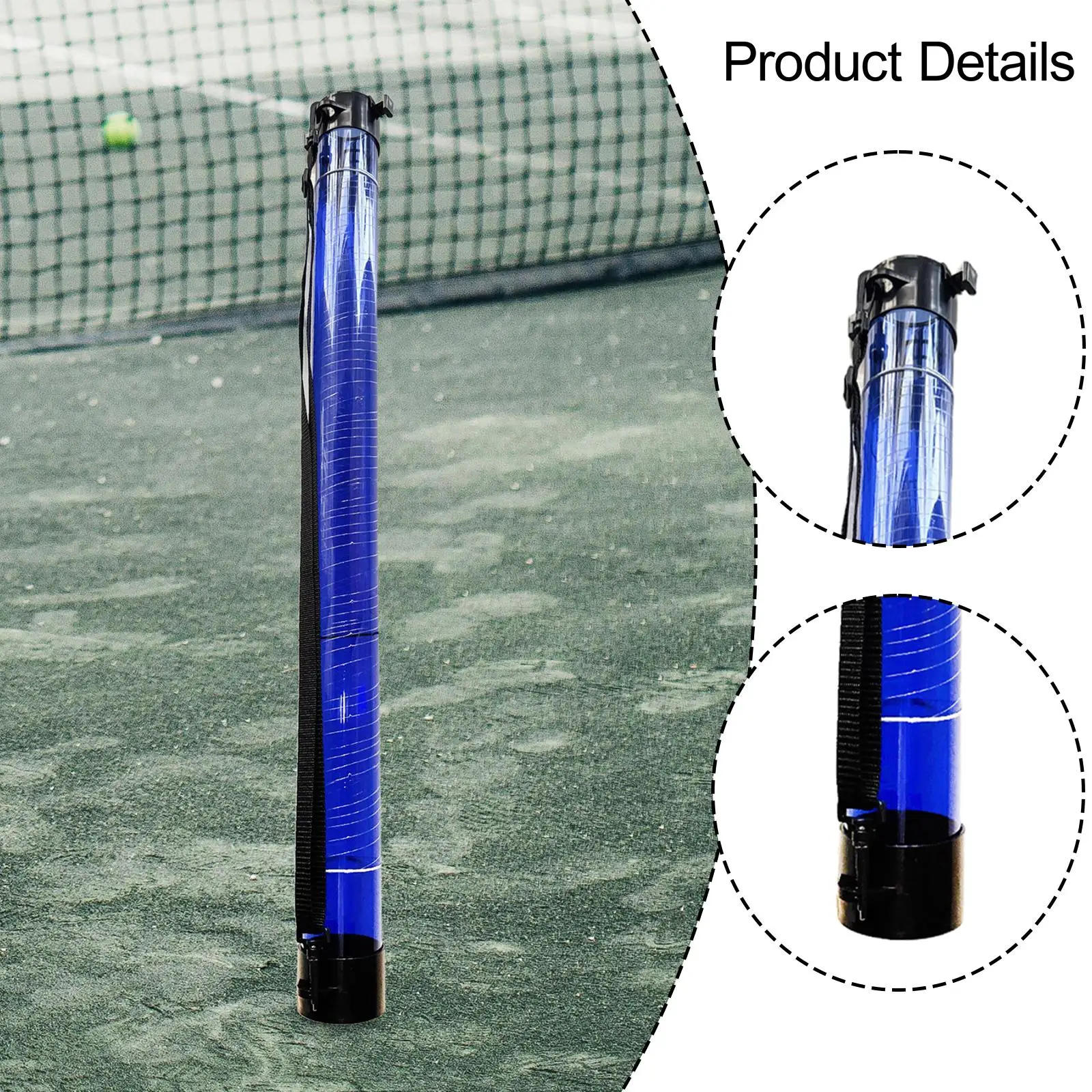 Tube de ramassage de balle de Tennis pour hommes, activités de plein air, pince légère et Portable