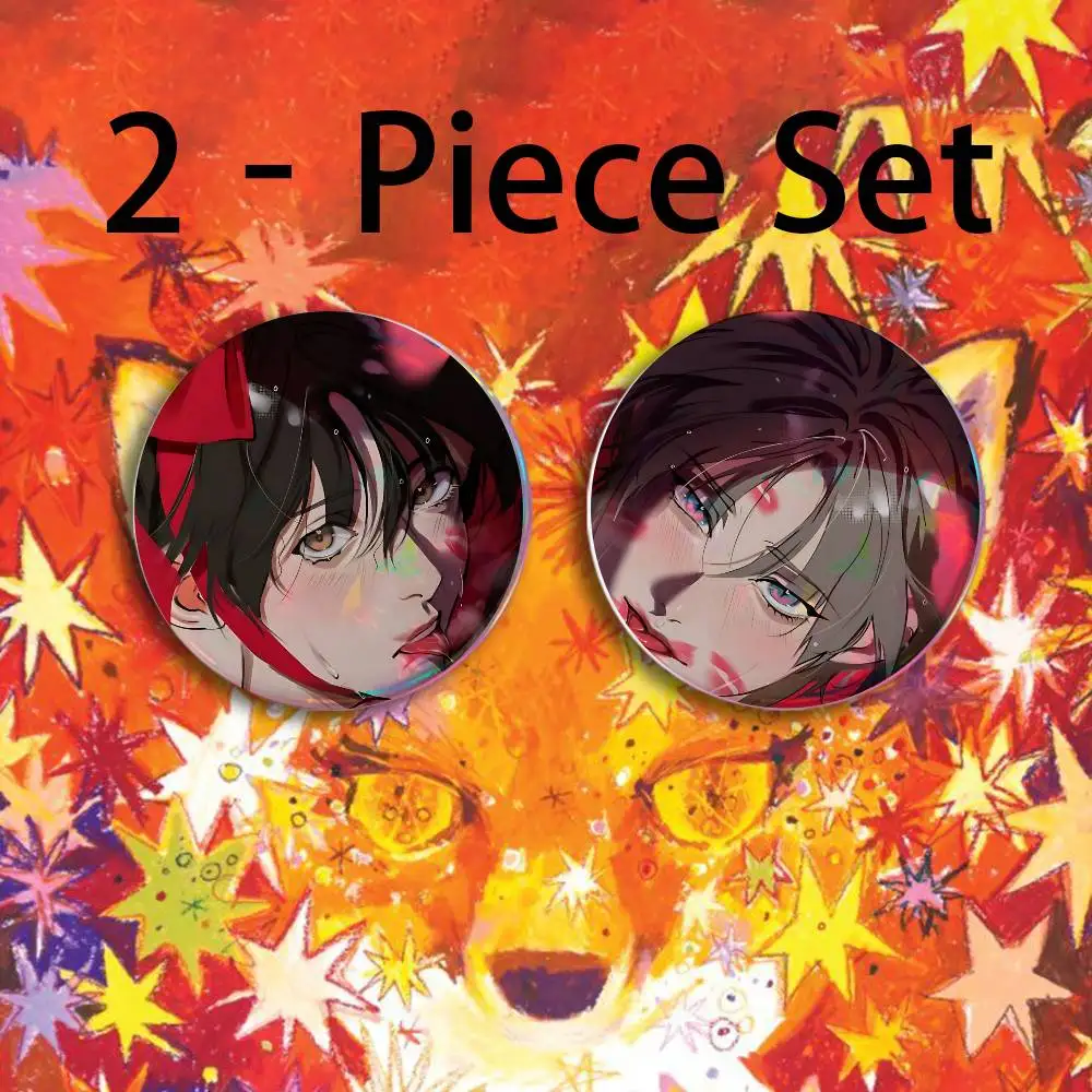 L-Lost In The C-Cloud Button Pin Single Pack Anime Merch for Ita Bags Badge Collectible