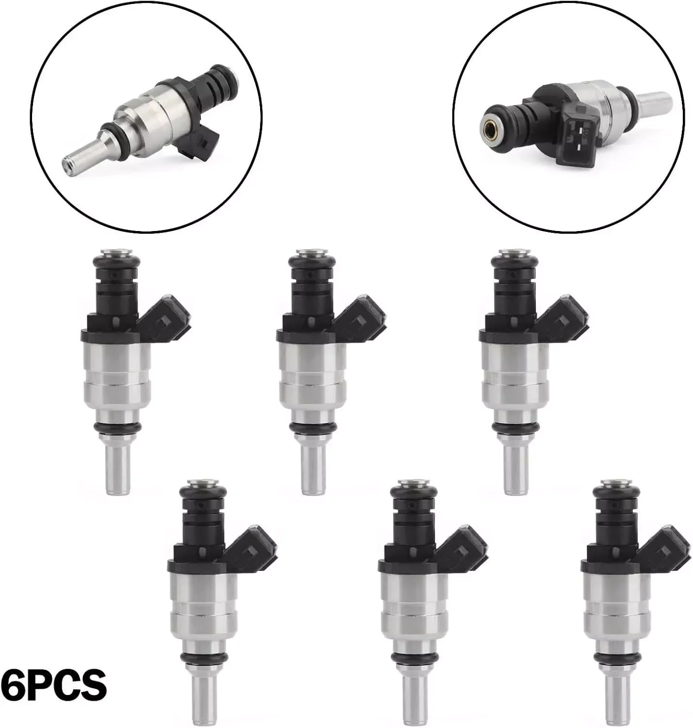 2/6Pcs For 01-05 BMW 325xi 325i 320i 325Ci 525i Fuel Injectors 13537546244 13641427240 A2C59511971 852-12172 ​1427240 7546244