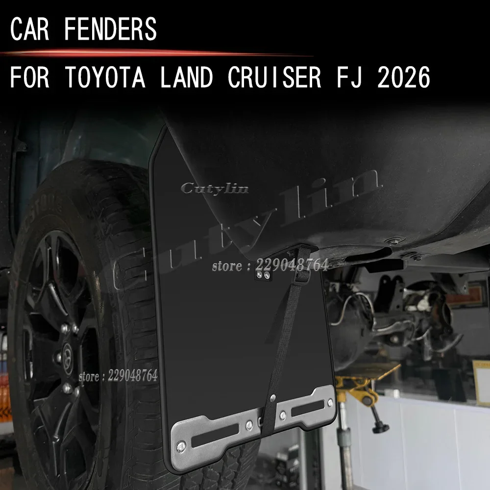 ABS For Toyota Land Cruiser FJ 2026 2027 4x4 Exterior Accessories Off Road Style Mud Flaps  Front & Rear Mudguard Fender