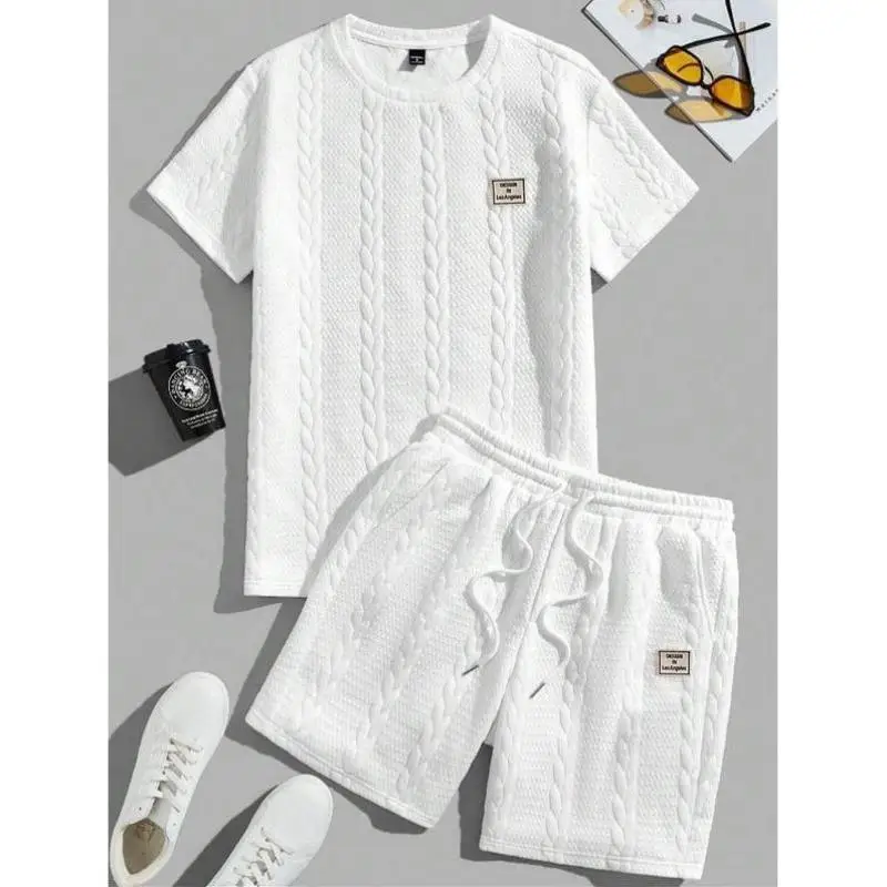 

New NS Clothing Sets Men's Casual Sportswear T-irt Sve Length 7 orts Autumn Season Faion Comfortable Breathable