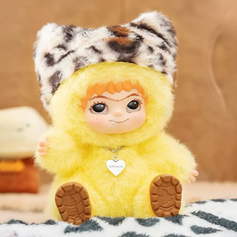 Original ตุ๊กตาไวนิลตุ๊กตาอินเทรนด์ Play กล่อง WAKUKU Mao Mao Fun Party Series Handmade ชุดเครื่องประดับคอลเลกชันการปรับแต่ง