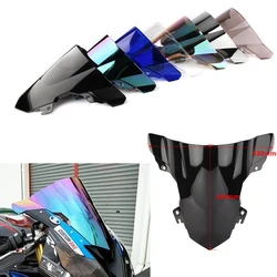 Motorcycle screen Double Bubble Windshield Deflector Protector WindScreen For BMW S1000RR S 1000 RR 2015 2016 2017 2018