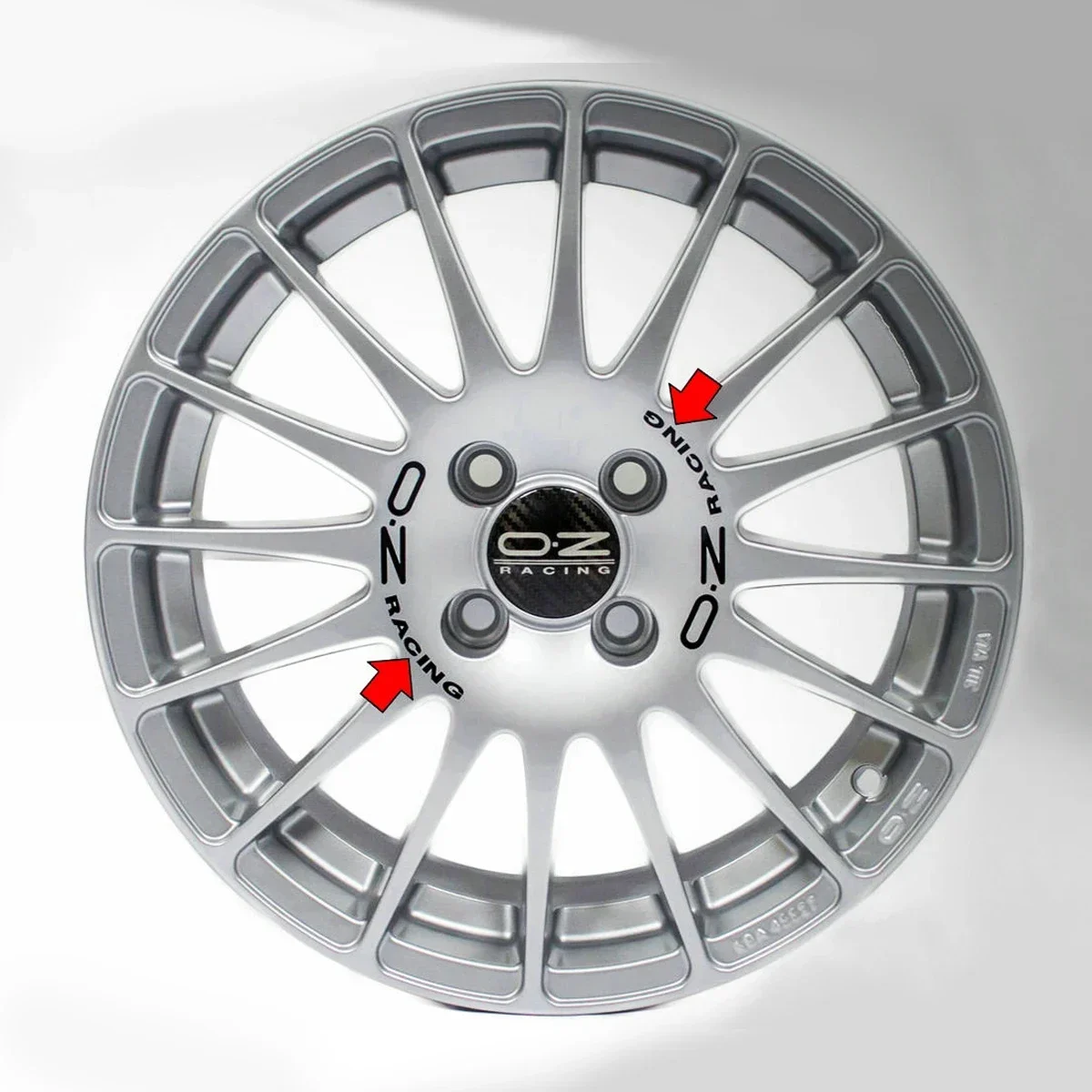 For Alfa Romeo Giulietta 156 147 159 MITO Giulia Stelvio Q4 Sportiva OZ 8PCS Car Wheel Rim Stickers Racing Auto Accessories