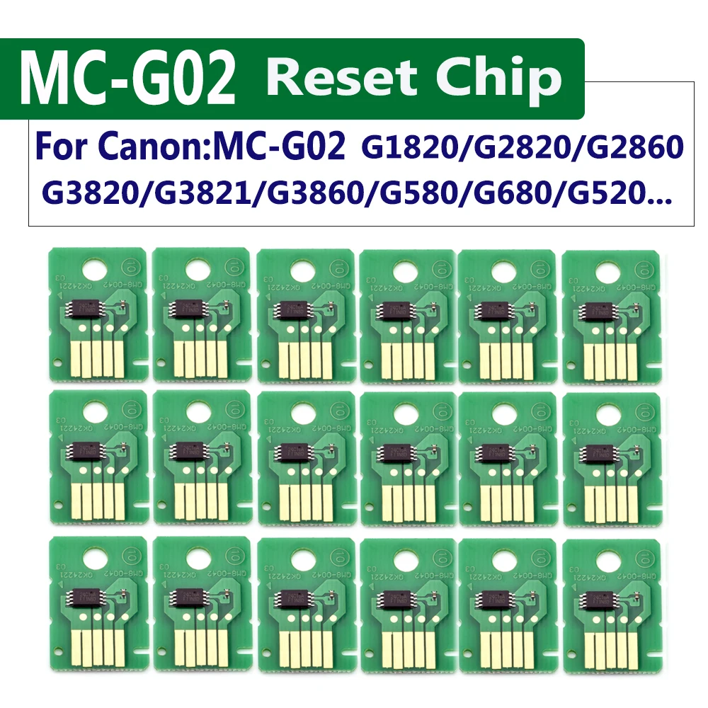 

NEW Maintenance Tank Chip Resetter MC-G02 MCG02 for Canon G580 G680G1020 G1420 G1520 G1820 G1920 G1922 G2020 Waste Tank Chip