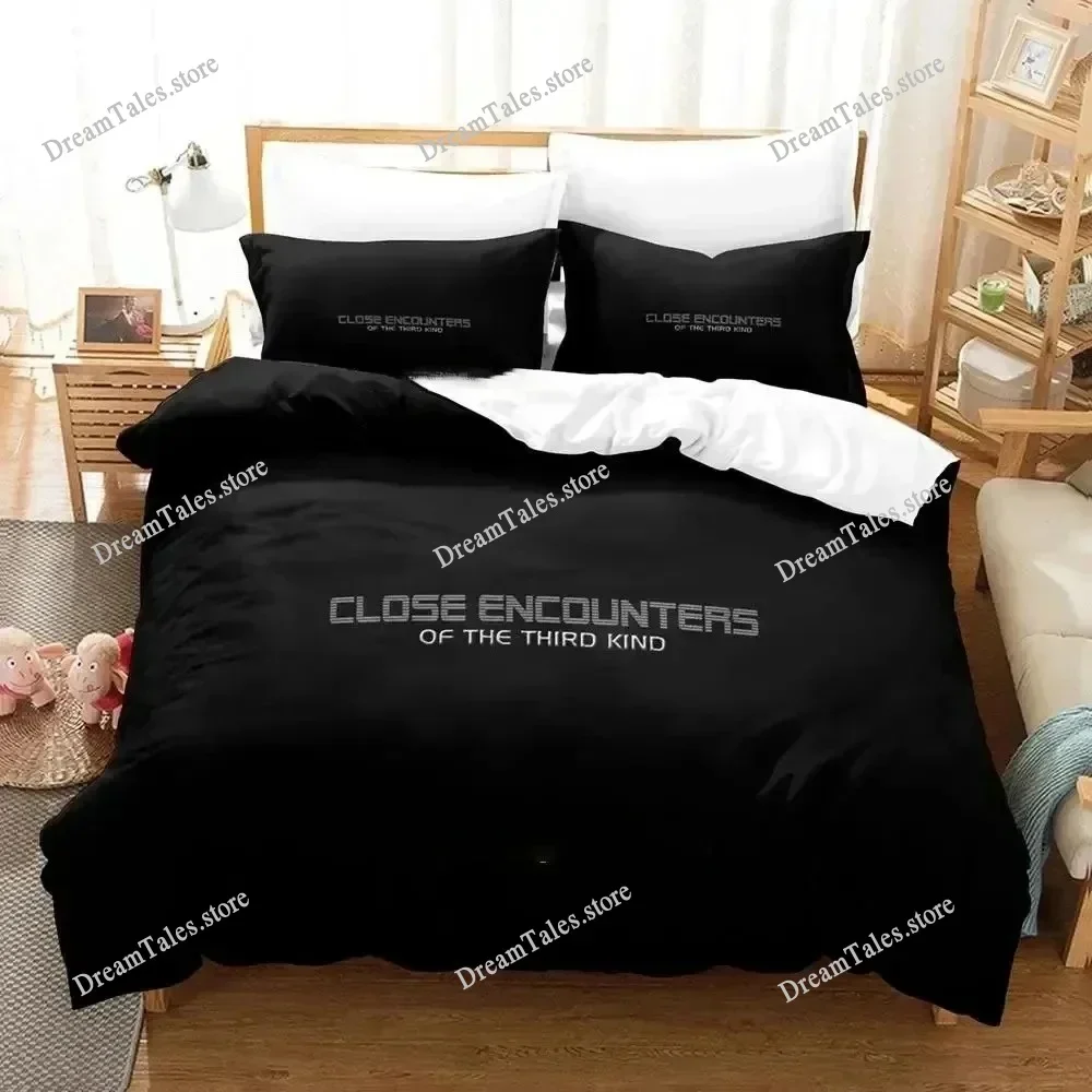 

3D Print Close Encounters of The Third Kind Bedding Set Duvet Cover Bed Set Quilt Cover Pillowcase Comforter King Queen Size