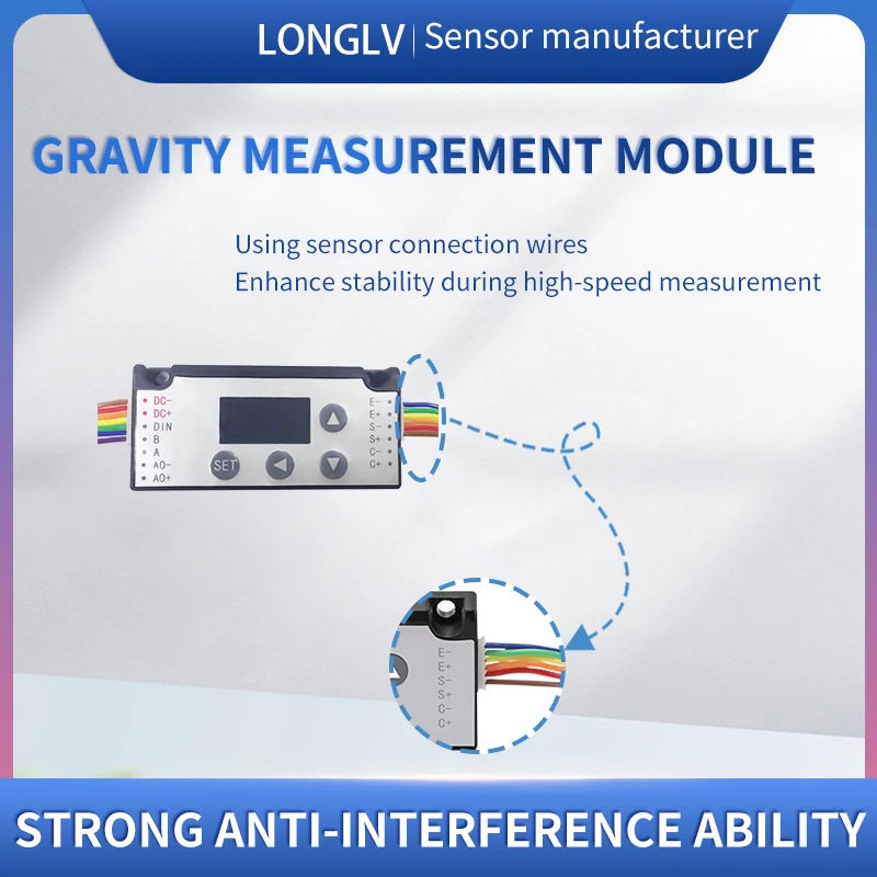 Longlv WCL-106 single input force value display module, weighing sensor, pressure sensor display module