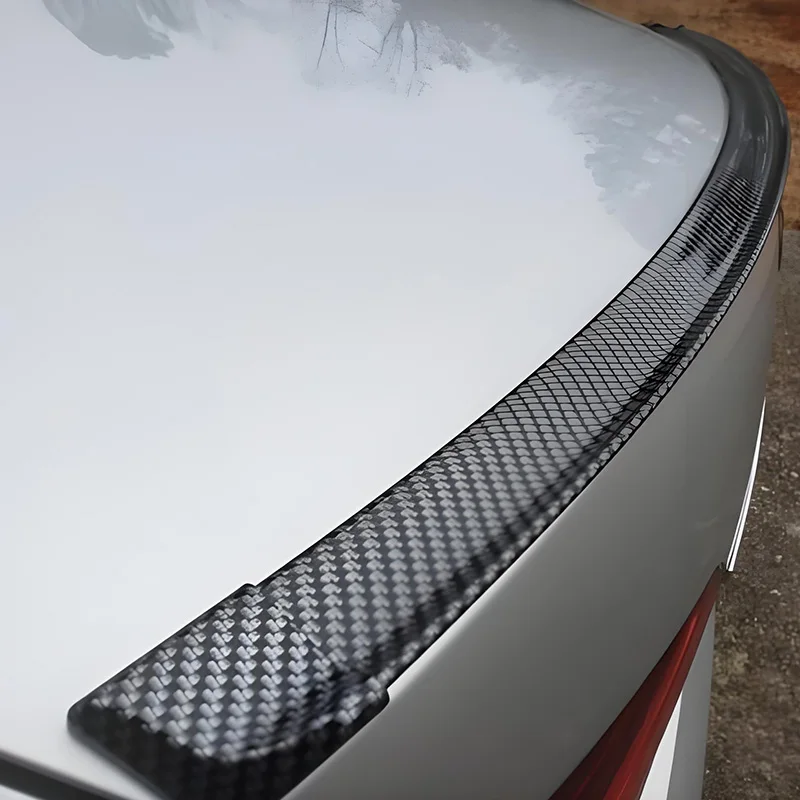 1.5m Universal Car Trunk Spoiler Roof Lip Sticker Bar Exterior Car Rear Spoiler Kit Punch-Free Installation for Most Cars