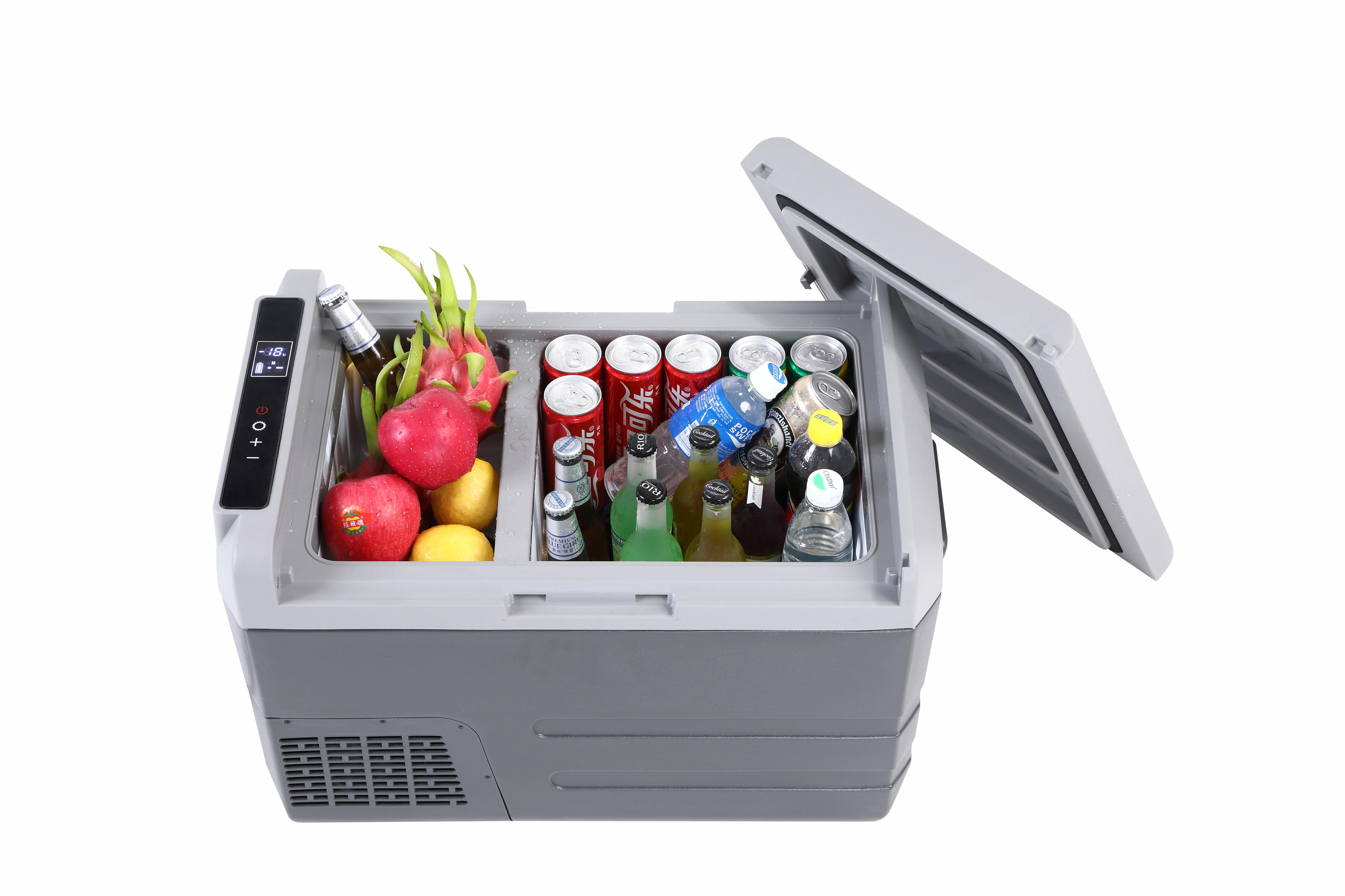 DC 12v Medium Size Fridge Compressor Car Portable Fridge Freezer Refrigerator For Camping, Truck Van RV Camper SUV Boat Travel