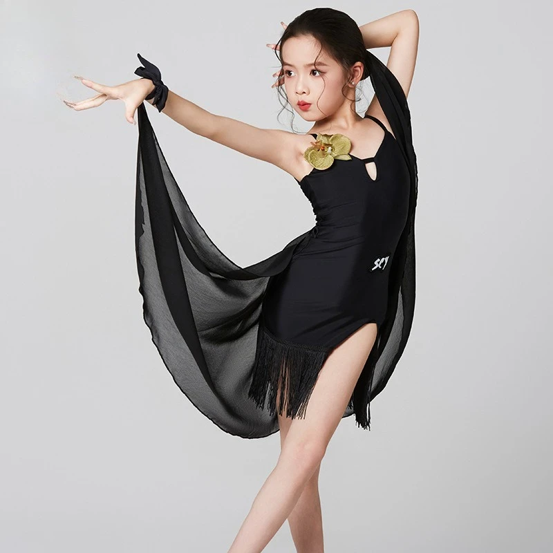 Latin Dance Practice Clothes Girls New Performance Professional Internet Celebrity Dance Skirt