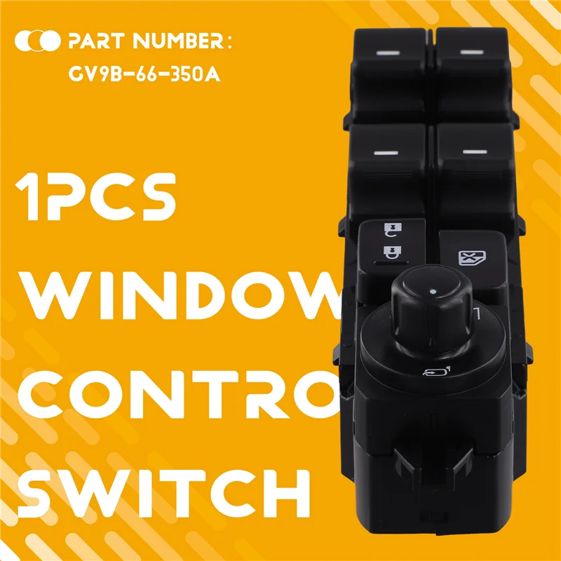 AS57-سيارة اليسار الجبهة نافذة التحكم التبديل زجاج النافذة رفع زر GV9B-66-350A لمازدا 6 Atenza 2014-2018 #3