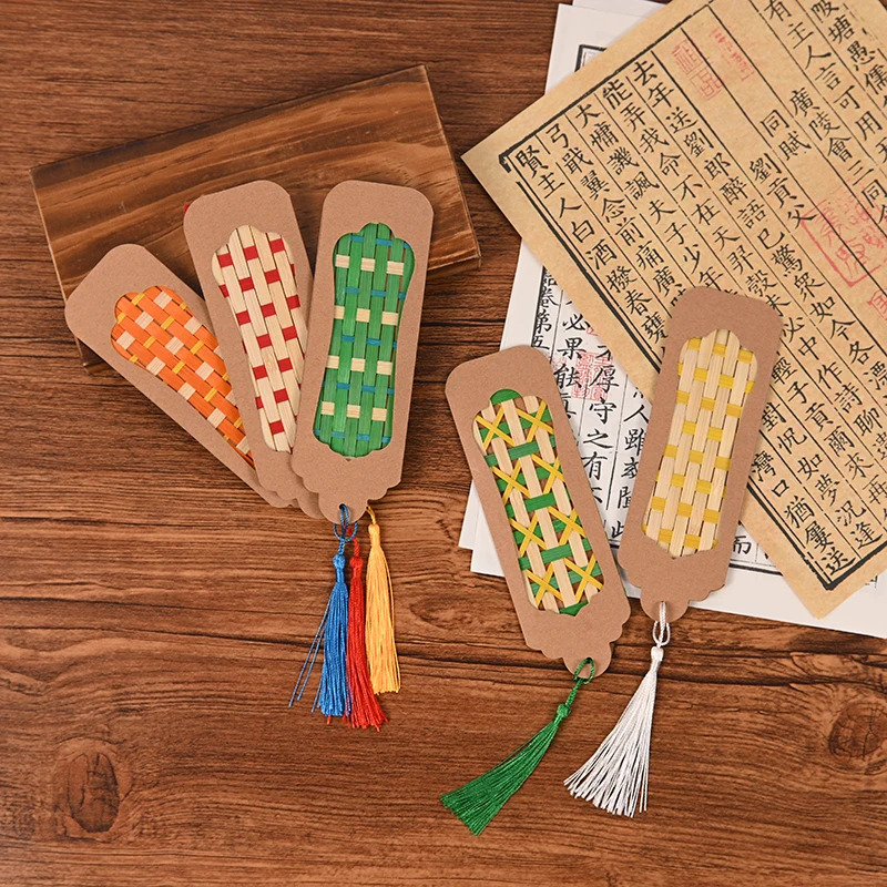 手作り竹製ブックマーク材料キット伝統的な中国工芸diy学習研究チームビルディング活動ウォームアップイベントギフト
