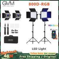 GVM 800D-RGB Video Light for Photography Led Lighting Photo Studio Lights For Photo Shoot Camera Photographic Photoflood Photos