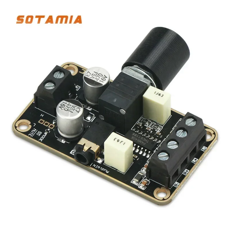 SOTAMIA PAM8406 Digital Power Amplifier Board 5W+5W Two Channel Stereo Class Sound Amplifier DIY Speaker Home Theater