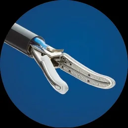 Electrocoagulation forceps, one-time surgical dissection of vascular closure device assembly