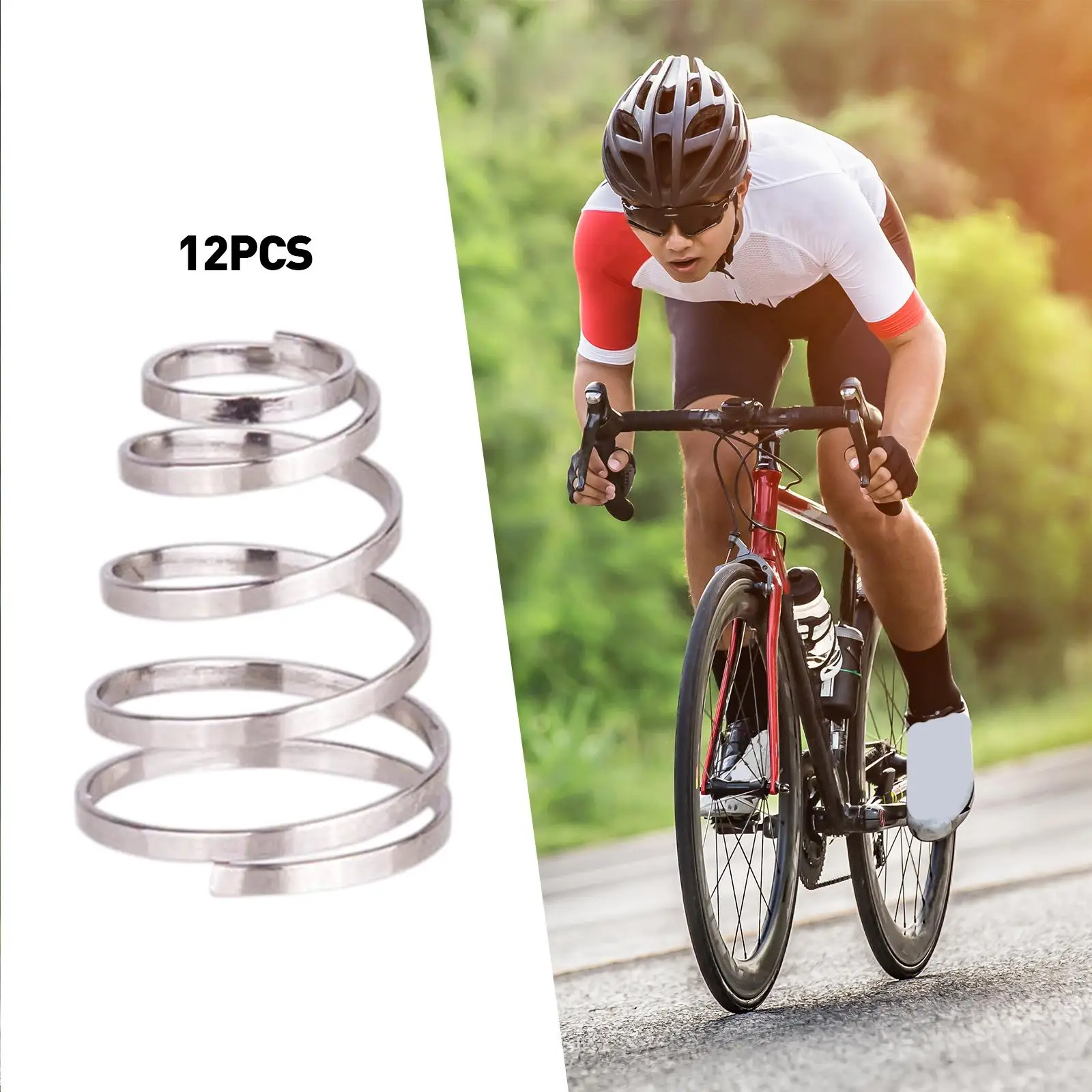 

12 шт. универсальный велосипедный быстроразъемный пружинный шампур заднего колеса из нержавеющей стали