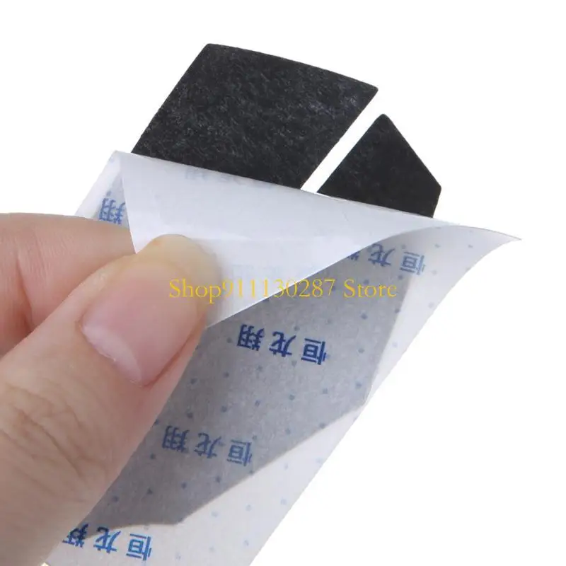

J1HC 2 Sets of Mouse Feet Mouse Skates for G600 Gaming Mouse Feet Replacement Black 0.6mm Thickness
