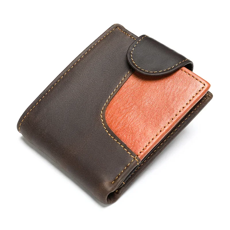 

Men Vintage Purse Coin Pouch Multi-functional Cards Wallet Luxury Designer Wallet Leather Bifold Short Wallets