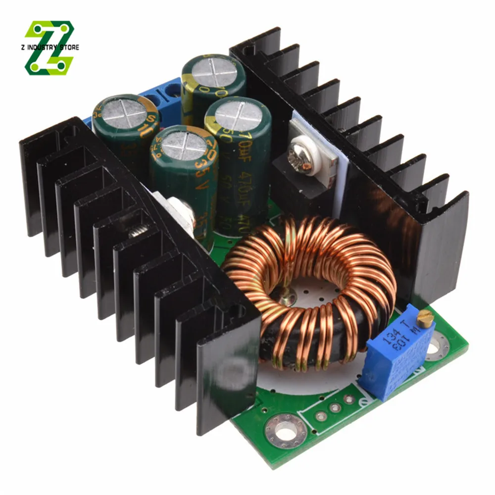 XL4016 5-36V to 1.3-32V DC-DC Digital Voltage Regulator Buck Step Down Power Supply Module Over Temperature Protection