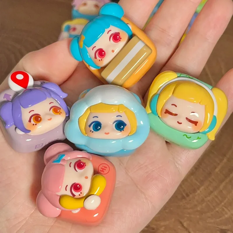 

Ziyuli × Rorojump Cute Knock Out Machine Grain Blind Box Handmade Doll Hanging Decor Trendy Play Gift For Friends Couples Lovers