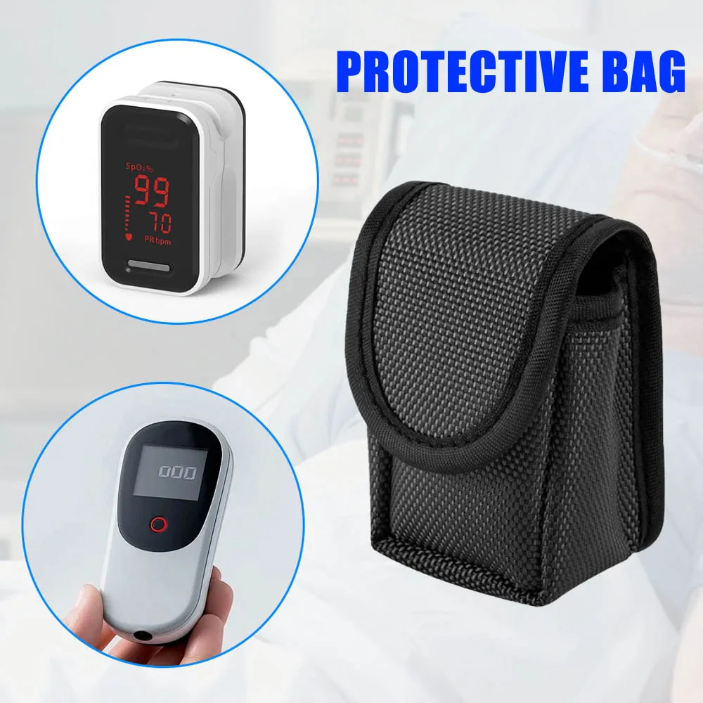 

1Pcs Storage Bag For Oximeter Case Fingertip Pulse Oximeter Storage Protective Box Tool Bag Health Care Accessories