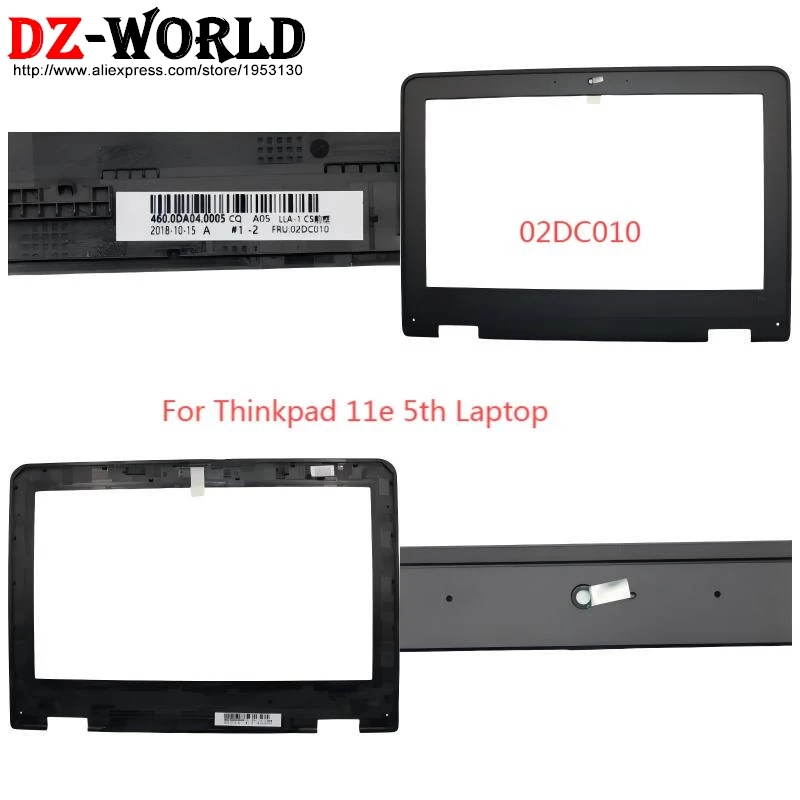 

LCD Bezel Cover Screen Front Frame Shell Case For Lenovo ThinkPad 11e 5th Gen 5 Laptop 02DC010
