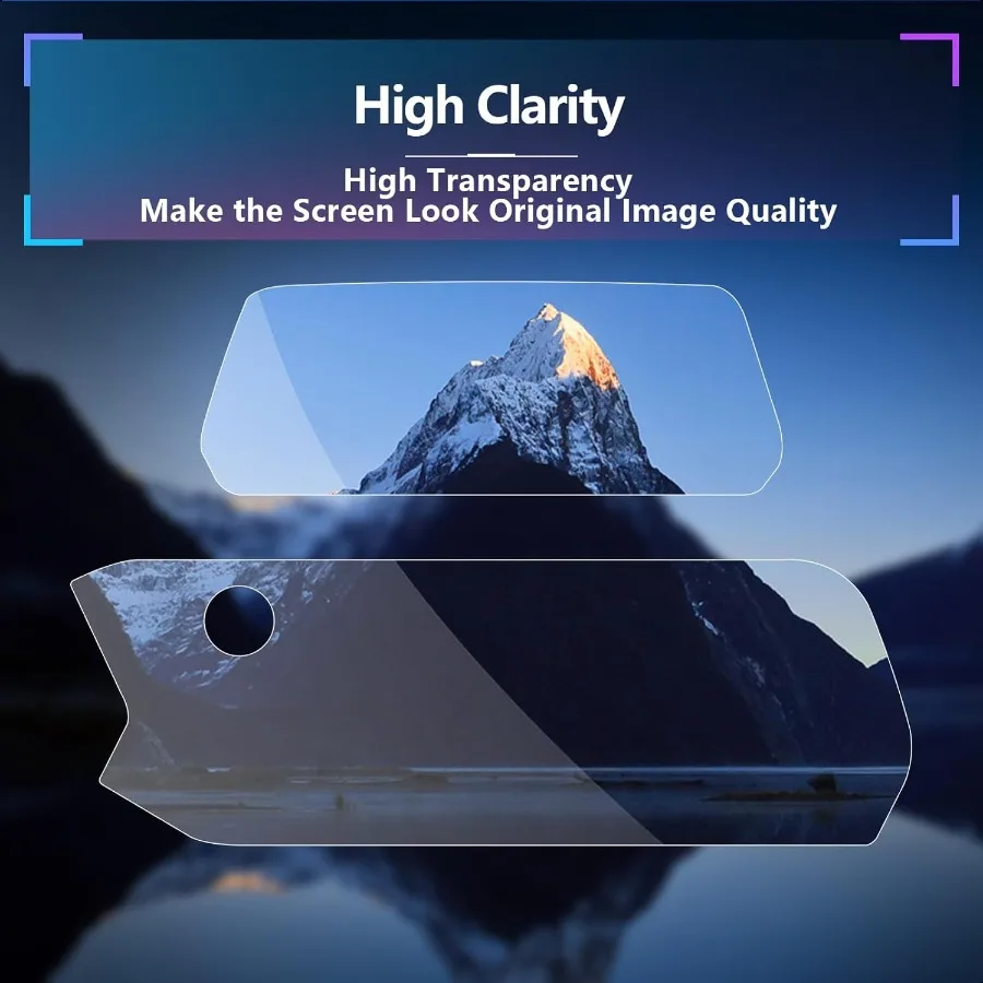 [UPDATED 4PCS for 2025 Chevy Tahoe Suburban Screen Protector [GPS 17.7 in+Dash 11 in] 2025 Tahoe [Navigation+Instrument] Screen