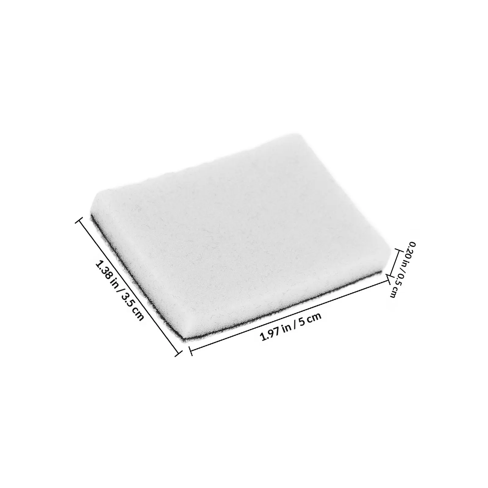 10Pcs Square Foam Pads Mini Ink Blending Tool Refills Soft Sponge Applicators for Card Making Stamping DIY Paper Crafts