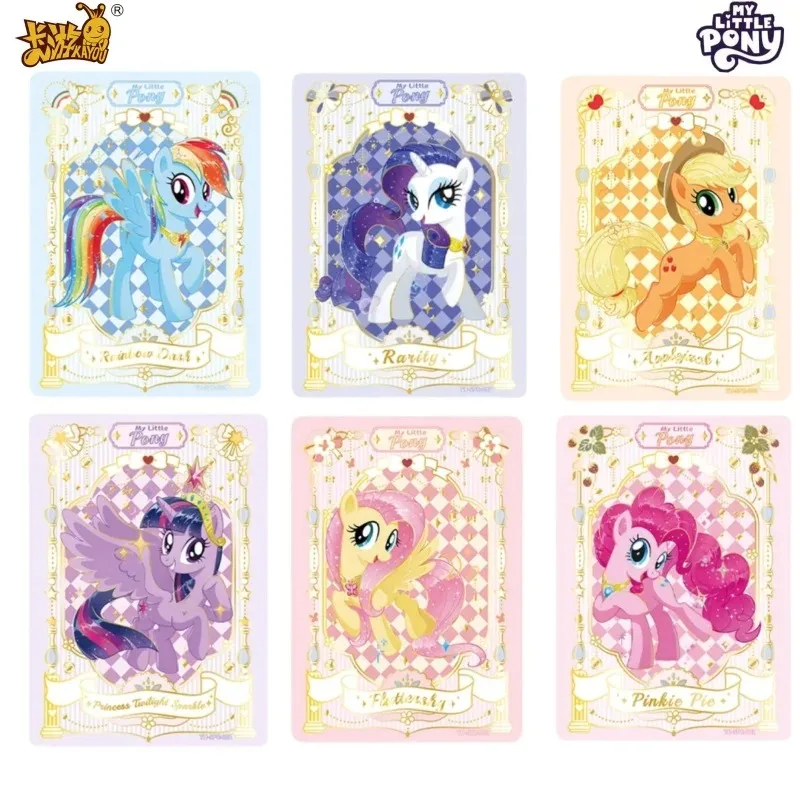 

Подлинная KAYOU My Little Pony The Magic of Friendship Series 4, подарочная коробка-мессенджер Yunyou, периферийная карта в стиле аниме, детский подарок