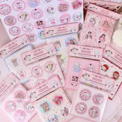 Kawaii Mikko Mousse Souffle Cammy Latte Label Stickers Gift Packaging Sealing Sticker Sweet Decoration Kids Toys Gift For Girls