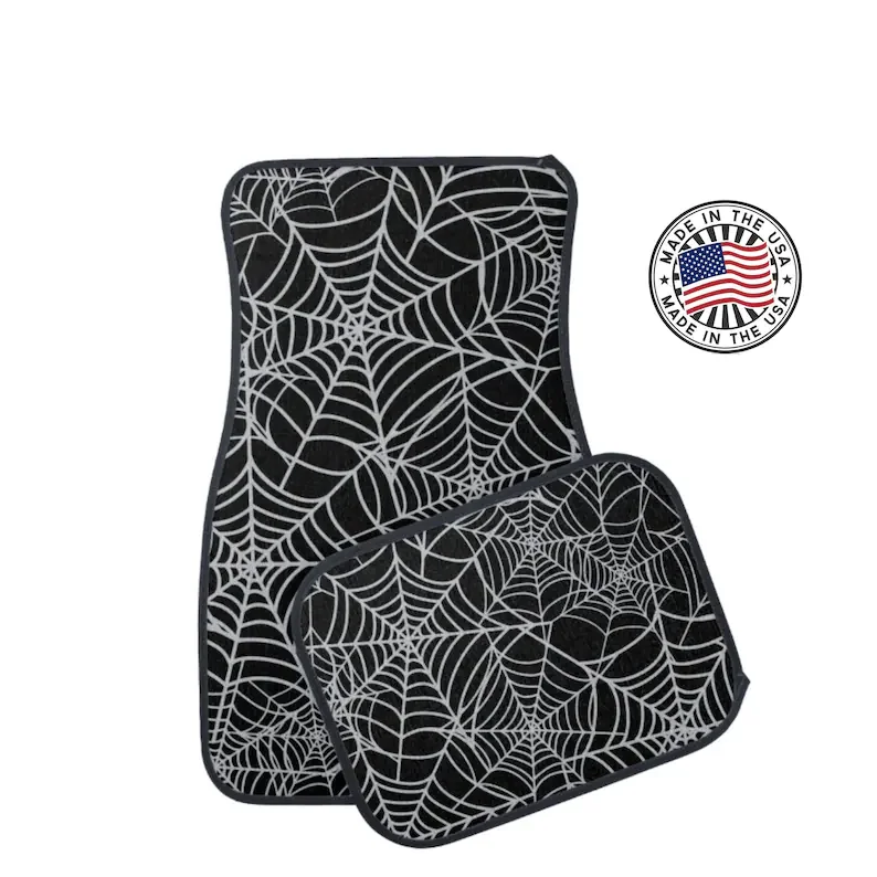 

Spider Web Car Mats/Goth Car Accessories/Spiderweb Car Mat/Gothic Car Set