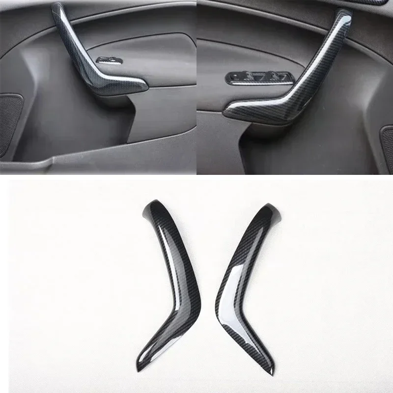 Voor Ford Fiesta 2009 2010 2011 2012 2013 ABS Rode Kleur Interieur Accessoires Gear Windows Bedieningspaneel Center AC Panel cover
