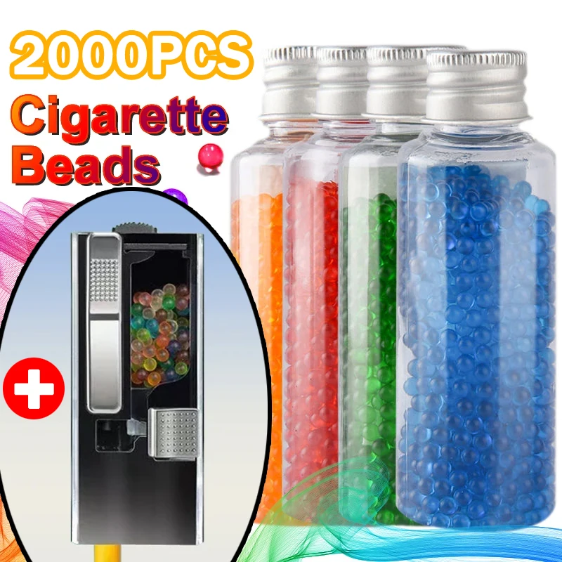 2000PCS Cigarettes Beads pops Filter Handy Push Box Explosion Capsule Mixed Mint Fruit Flavour Bursting Cigarettes Ball Men Gift