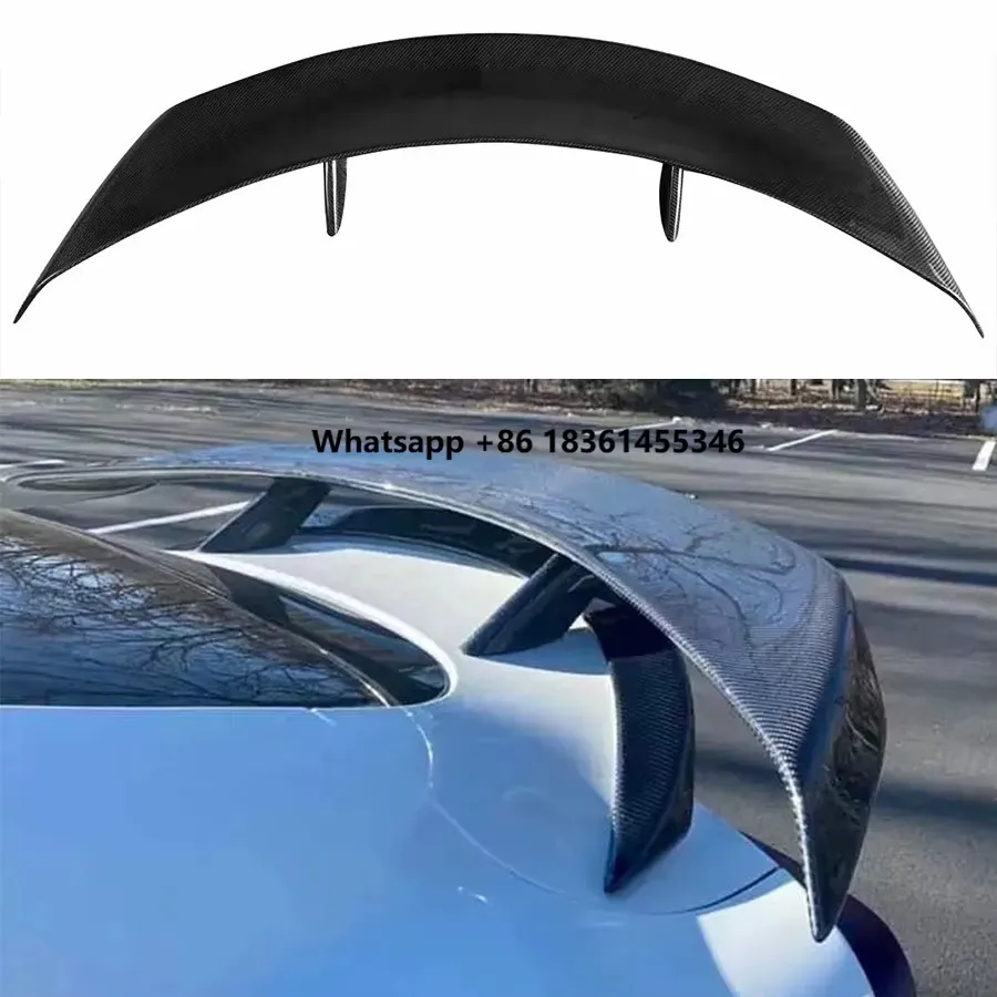 

For Supra GR A90 A91 MK5 2019+ Carbon Fiber Tail fins Rear Trunk Spoiler Guide Wing Rear Wing body kit