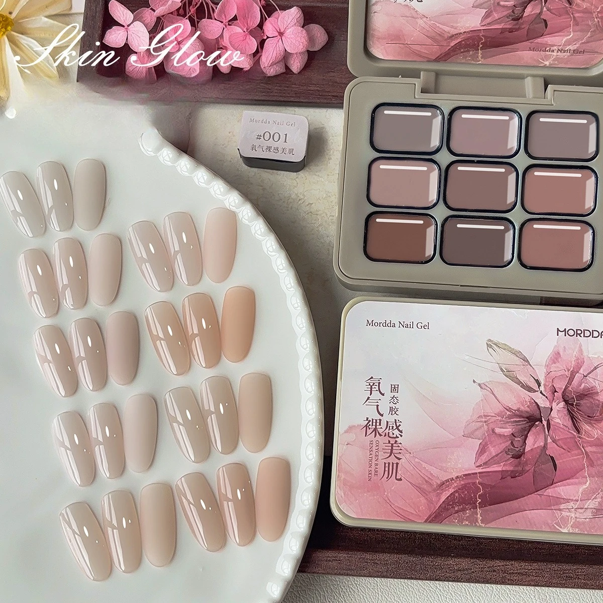 9 ألوان الصلبة جيل للأظافر لوحة اليابانية كريم الطين اللوحة هلام عدة مسمار تصميم طويل الأمد شبه دائم نقع قبالة الورنيش