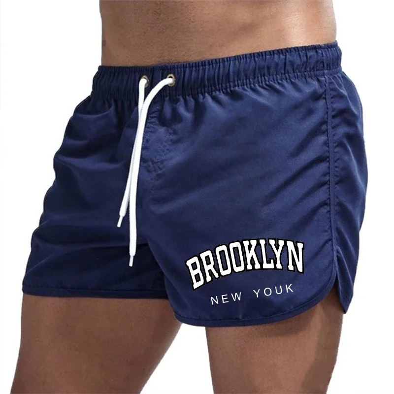 

2026 New Arrival Men Brooklyn Beach Shorts High Quality Male Summer Casual Sport Board Shorts Gym Fitness Running Fitness Shorts