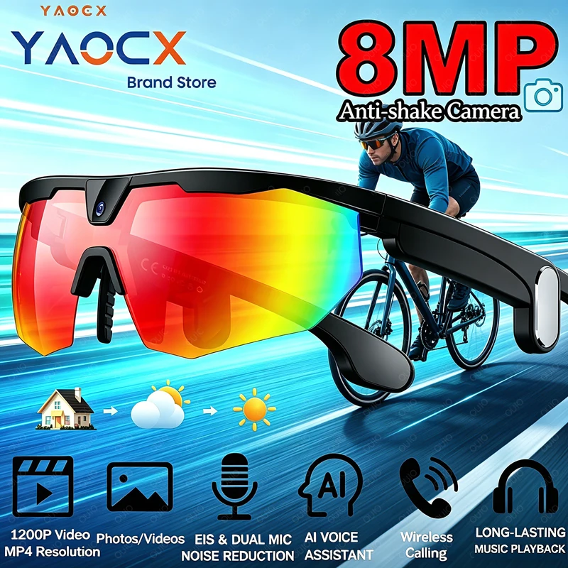 2026-new-32mp-pixel-hd-photo-sports-cycling-glasses-ai-voice-wake-up-ai-translation-8mp-hd-camera-bt-call-smart-cycling-glasses