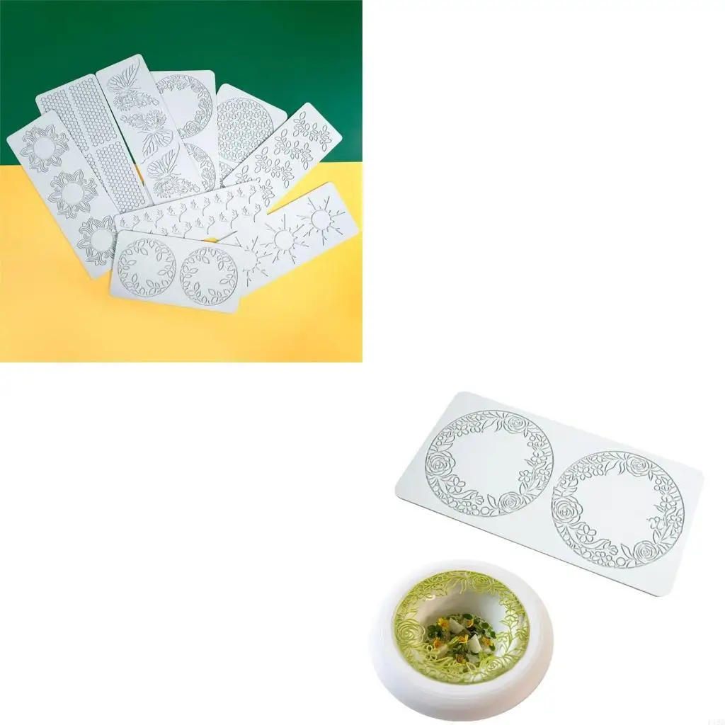 F19B Cake Decorating Tools Cake Border Decoration Kitchen Baking Tool Fondant Moulds