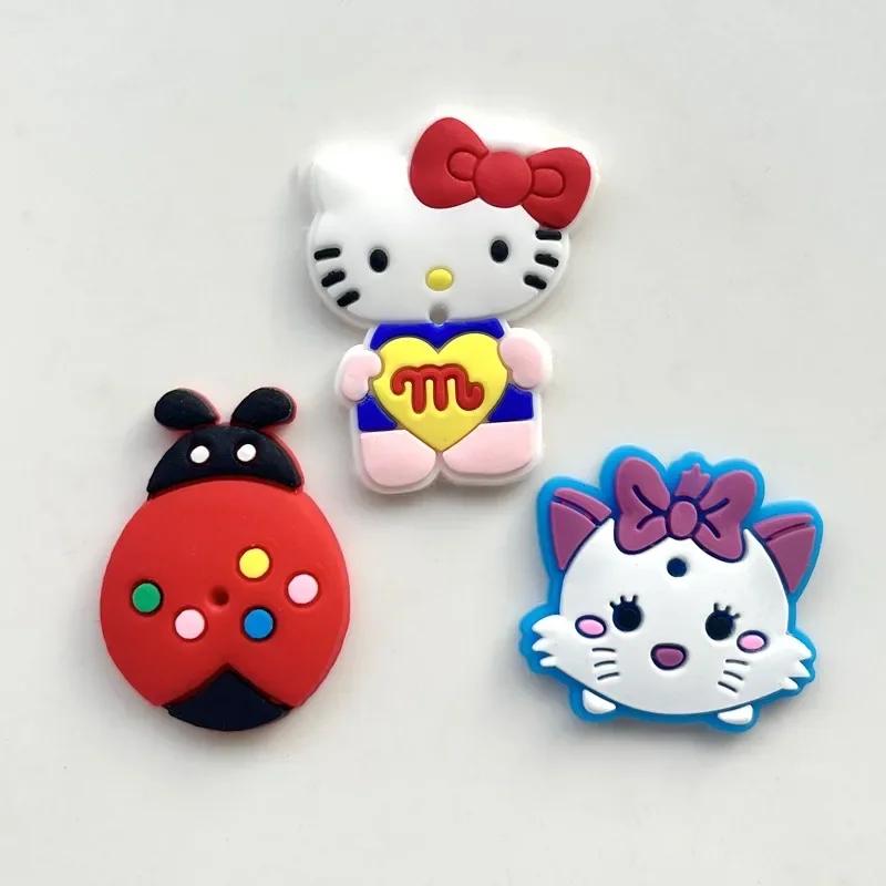 15 stücke niedlichen Käfer kawaii weichen Gummi flachen Boden Handwerk Handy Haar Zubehör Clipbook DIY dekorative Applikation