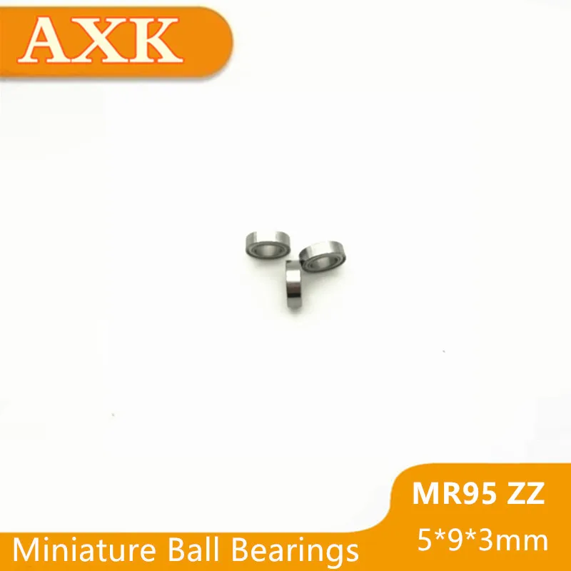 

Новое поступление, подшипник Mr95zz 5*9*3 мм (50 шт.) Abec-1, миниатюрные шарикоподшипники Mr95 Zz Mr95z L-950zz