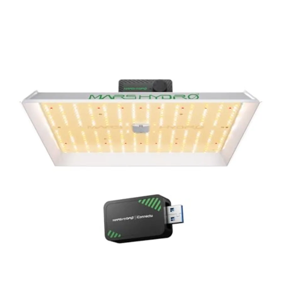 

Светодиодная лампа для растений TS1000 150W, диммируемая, с возможностью последовательного подключения, полный спектр, для помещений, для гроубоксов 2x2/3x3