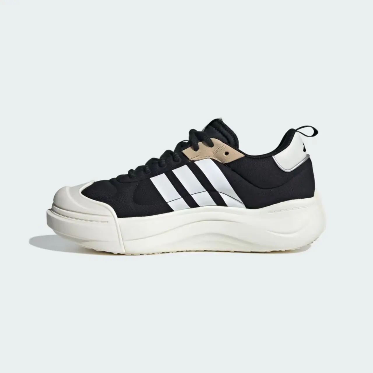 Adidas Maxxcourt Spw Casual Shoes Lightstrike Unisex Round-Toe Lace-Up Low-Top Lifestyle Comfortable Versatile Black and White Ih6058