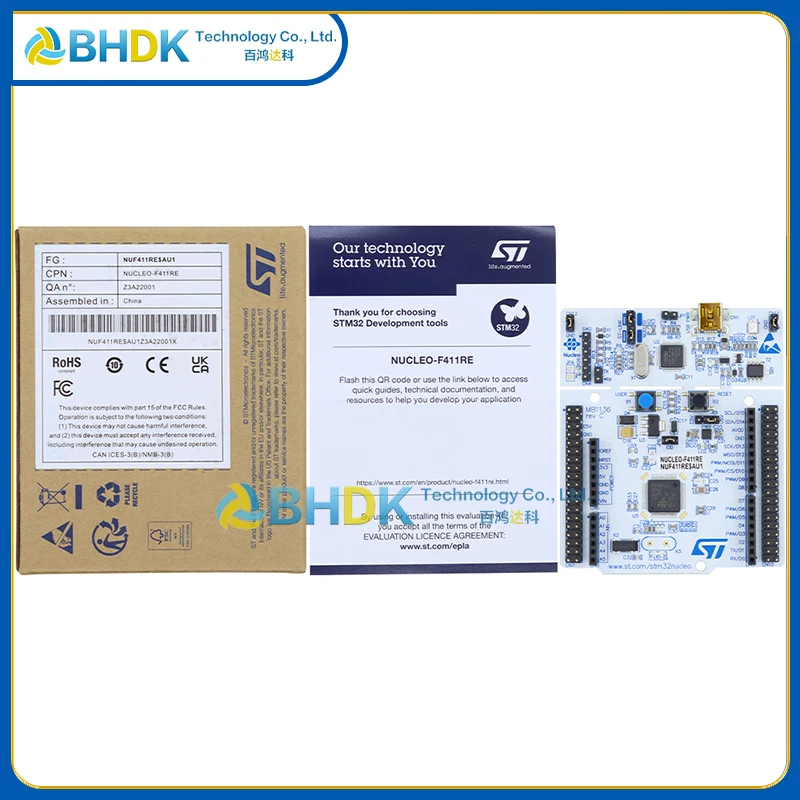 For NUCLEO‑F411RE STM32F411RE Embedded MCU Eval Board Arduino Compatible Expansion Interface