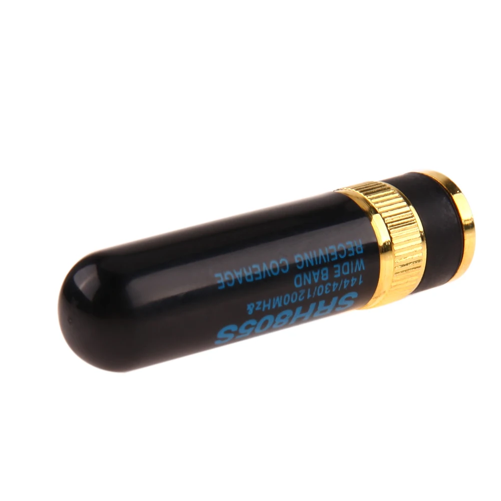 Мини-антенна SRH805S BNC-M двухдиапазонная для радио Kenwood TK320 Icom Yaesu