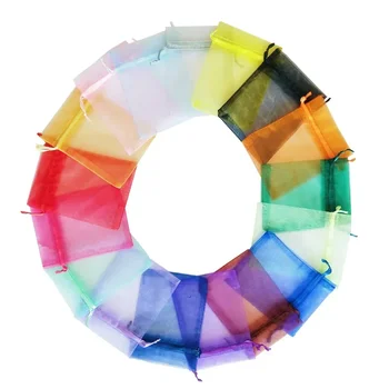 20 teile/los Bunte Taschen 7x9 10x12 10x15 13x18 CM Schmuck Verpackung taschen Hochzeit Geschenk Lagerung Kordelzug Beutel Großhandel