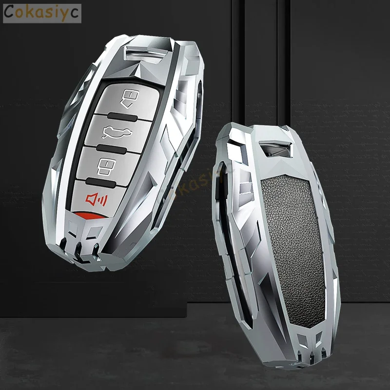 Liga de zinco caso chave do carro para haval f7x h6 2023 acessórios capa chave do carro para haval jolion joico jollein f7 h6 jolyon f7h dargo