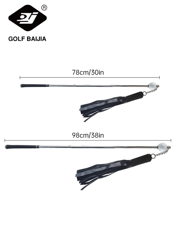 BAIJIAGolf Swing Trainer Golf Swing Training Ribbon Stick Golf