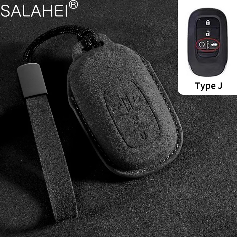 

Car Remote Key Case Cover Protect Keyless Shell For Honda Civic 11th 2022 Accord CR-V HR-V Pilot Vezel ZR-V 2023 2024 Accessory